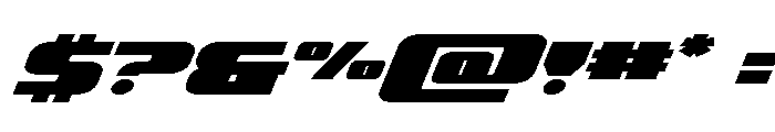 Rapid Response Expanded Italic Font OTHER CHARS