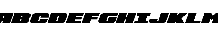Rapid Response Expanded Sem-It Font UPPERCASE