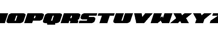 Rapid Response Expanded Sem-It Font LOWERCASE
