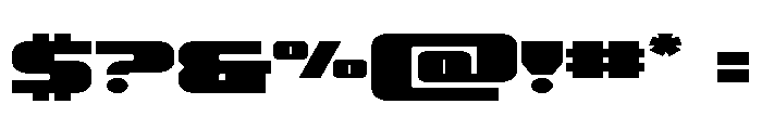 Rapid Response Expanded Font OTHER CHARS