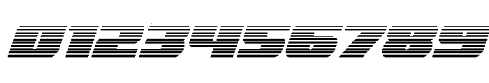 Rapid Response Gradient Italic Font OTHER CHARS