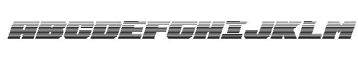 Rapid Response Gradient Italic Font UPPERCASE