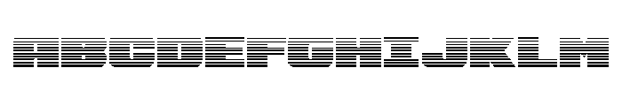 Rapid Response Gradient Font UPPERCASE