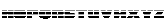 Rapid Response Gradient Font UPPERCASE