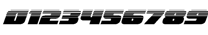 Rapid Response Halftone Italic Font OTHER CHARS