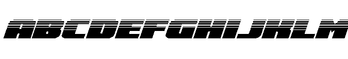 Rapid Response Halftone Italic FONT