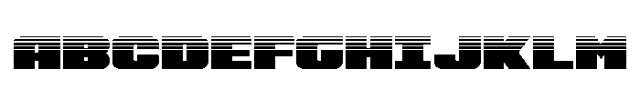 Rapid Response Halftone Font UPPERCASE
