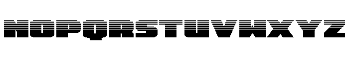 Rapid Response Halftone Font UPPERCASE