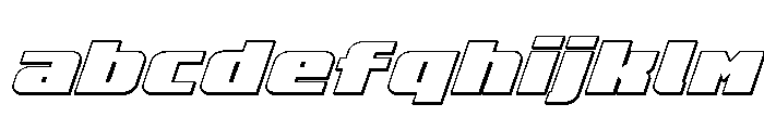 Rapid Response LC 3D Italic FONT