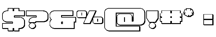 Rapid Response LC 3D Font OTHER CHARS