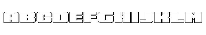 Rapid Response LC 3D Font UPPERCASE