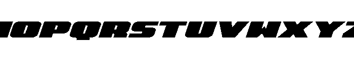Rapid Response LC Expanded Ita Font UPPERCASE