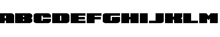 Rapid Response LC Expanded Font UPPERCASE