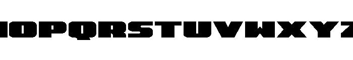 Rapid Response LC Expanded Font UPPERCASE
