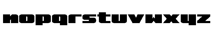Rapid Response LC Expanded Font LOWERCASE