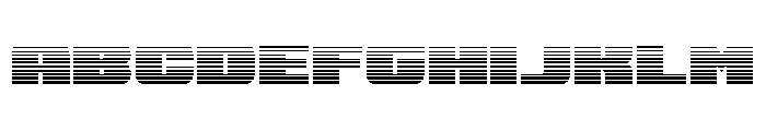 Rapid Response LC Gradient Font UPPERCASE