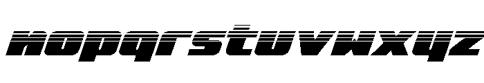 Rapid Response LC Halftone Ita Font LOWERCASE