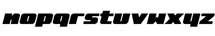 Rapid Response LC Semi-Italic Font LOWERCASE
