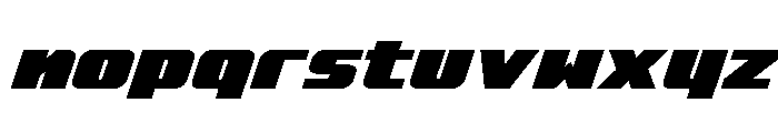 Rapid Response LC Spaced Itali Font LOWERCASE