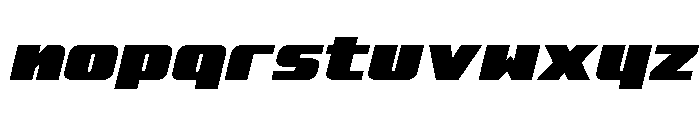 Rapid Response LC Spaced SemIt Font LOWERCASE