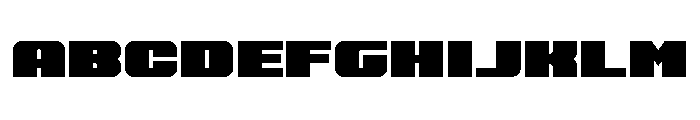 Rapid Response LC Spaced Font UPPERCASE