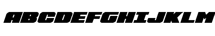 Rapid Response Spaced Italic Font UPPERCASE