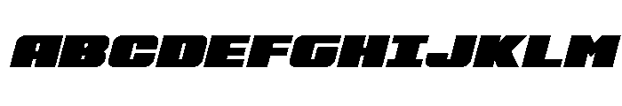 Rapid Response Spaced Sem-Ital Font UPPERCASE