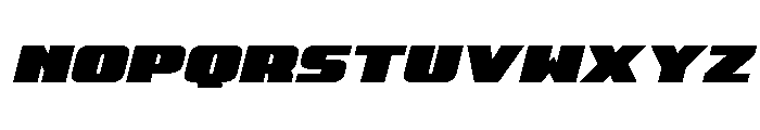 Rapid Response Spaced Sem-Ital Font LOWERCASE
