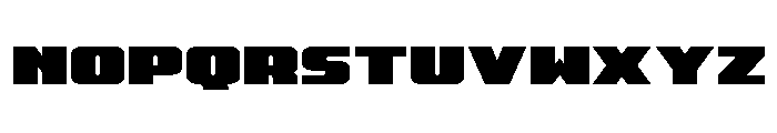 Rapid Response Spaced Font LOWERCASE