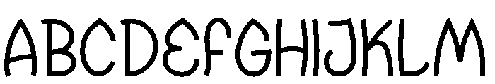 Raqasy Font UPPERCASE