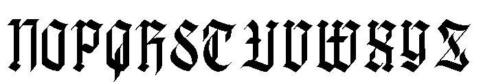Raquens Font UPPERCASE