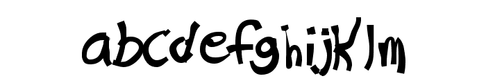 Ra's Hand Font LOWERCASE