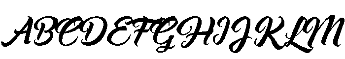 Rashfeng Font UPPERCASE