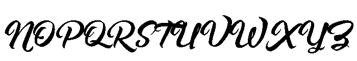 Rashfeng Font UPPERCASE