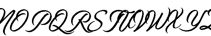Rasley Heights PERSONAL USE Regular Font UPPERCASE