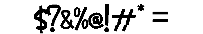 Raspberry Cake Font OTHER CHARS