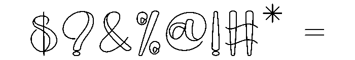 Raspberry1 Font OTHER CHARS