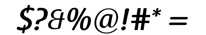 Raspoutine Medium Italic Font OTHER CHARS