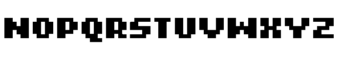 Raster Forge Regular Font LOWERCASE