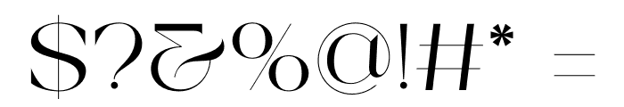 Rasther Font OTHER CHARS