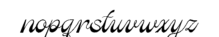 Rastiya Daffodil Font LOWERCASE