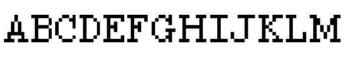 Rat Proportional Regular Font UPPERCASE