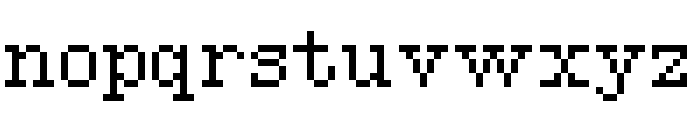 Rat Proportional Regular Font LOWERCASE