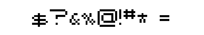 Ratchet & Clank PSP Regular Font OTHER CHARS