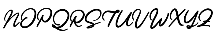 Ratilla Script Regular Font UPPERCASE