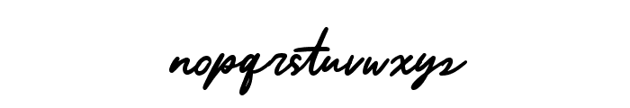 Ratilla Script Regular Font LOWERCASE