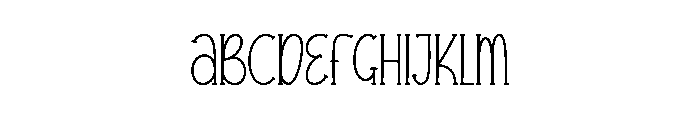 Rational Font UPPERCASE