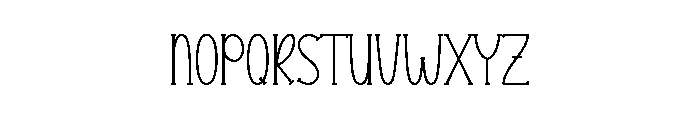 Rational Font LOWERCASE