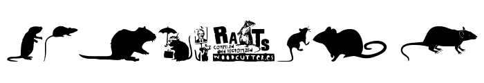 Rats Font OTHER CHARS