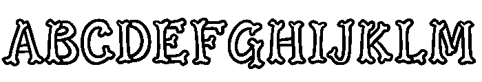 Rattlebone PERSONAL USE PERSONAL USE ONLY Font UPPERCASE